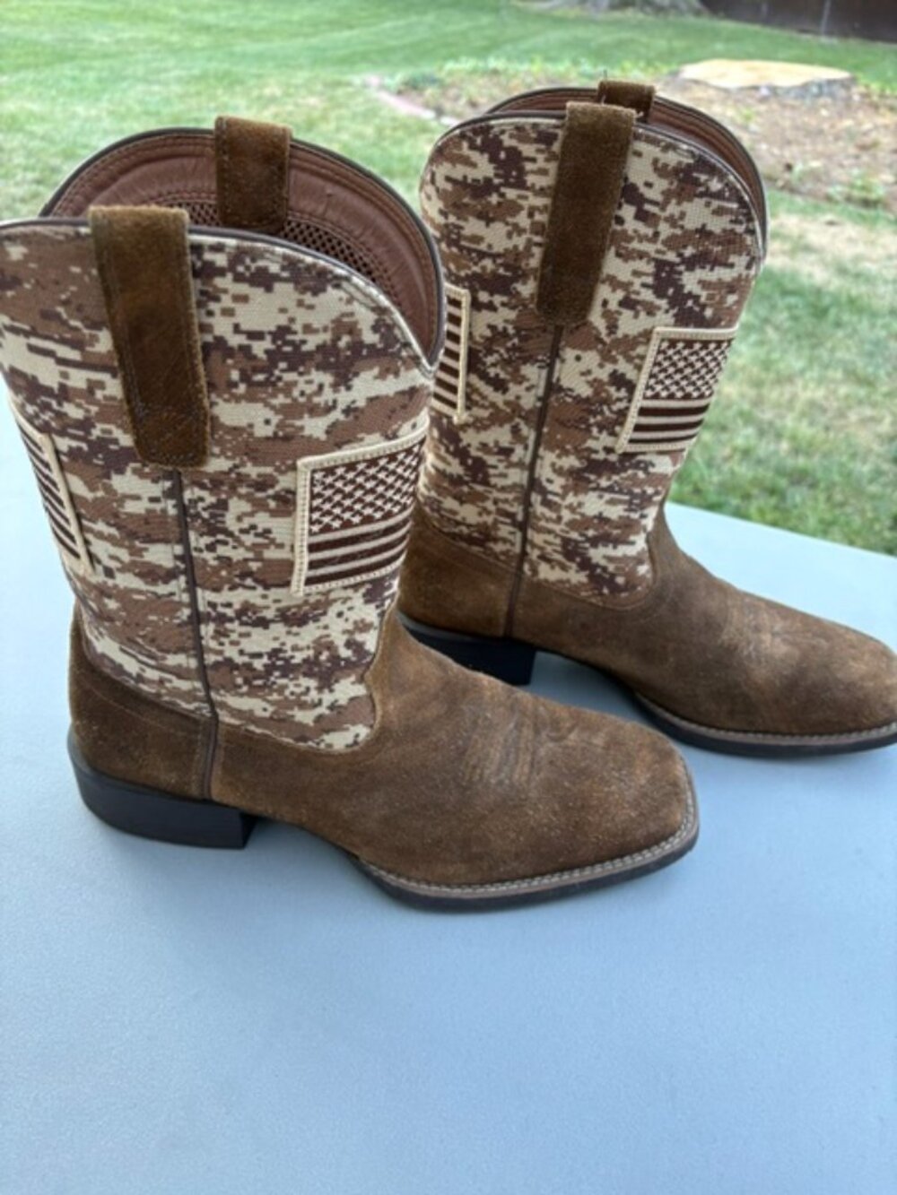 Ariat Patriot Western Boots for Men size 11 in Camo - Picture 3 of 7